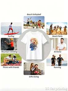 Dam-T-shirts - Vitt - Visa 3