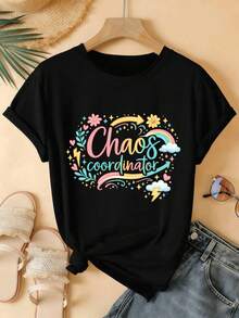 Women T-Shirts - Black - View 2
