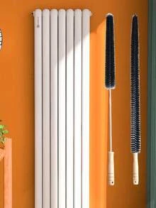 1 buah Sikat Pembersih Radiator, Sikat Debu Gagang Kayu Panjang Fleksibel, Cocok untuk Radiator, Pengering, Penghapus Serat dan Mesin Cuci - Cocok untuk Membersihkan Radiator Datar, Aksesoris Kamar Mandi, Perlengkapan Pembersihan Rumah Sehari-hari - Berbagai gaya - View 8