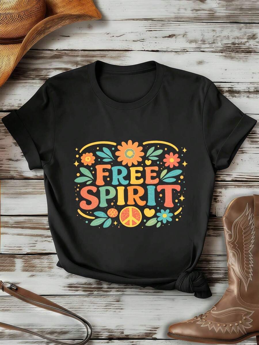 Women T-Shirts - Black - View 1