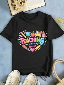Women T-Shirts - Black - View 2