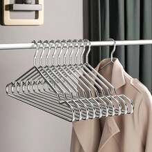 20pcs Stainless Steel Hangers, 16-Inch Sturdy And Reliable Metal Clothes Hangers, Suitable For Hanging Various Lightweight Tops To Heavy Winter Coats, Space-Saving Design Keeps Closet Organized, Smooth Surface And Edges Prevent Garment Damage, Essential Organizing Tool For A Tidy Closet - Multicolor - View 4