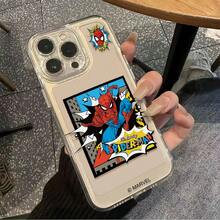Marvel The Amazing Spider-Man Comic Style Clear Phone Case Compatible With IPhone 17/17 Pro/17 Pro Max/17 Air/16/15/14/13/12/11/X Series Iphone 17 Pro Max Case Iphone 17 Pro Case Iphone 17 Case The Girlfriend,Ideal Gift For Anime Fans - Transparent - View 5