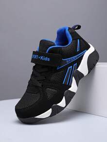 1 Pair Unisex Breathable Mesh Casual Sneakers, Fashion Versatile Low-Top Outdoor Non-Slip Sports Shoes For Teenagers, Suitable For All Seasons - Blue - View 16