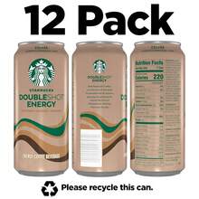 Starbucks Doubleshot Energy Drink Coffee Beverage, Mocha, Iced Coffee, 15 Fl Oz Cans (12 Pack) - Default - View 2