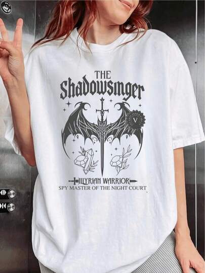 Plus Size, Women's Plus Size - Shadowsinger Night Court T-Shirt, Azriel SJM Book Merchandise Inspired, The Bat Velraris T-Shirt, ACOTAR Cassian Illyrian Bat Velaris T-Shirt 65521, Local Shippingvacation Outfits Women