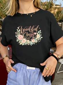 Women T-Shirts - Black - View 1