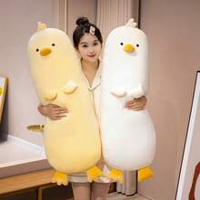 Cute Long Plush Throw Pillow, Soft Plush Cartoon Water Rat, Chick, Green Dinosaur, Pink Pig Plush Filled Cushion, Comfortable Companion Pillow Suitable For Bedroom, Living Room, Car, Children, Birthday, Christmas Gift - Long Pillow MSH - View 4