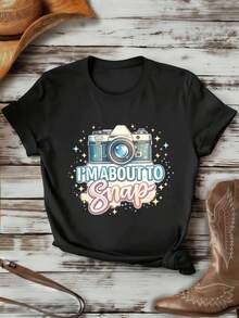 Women T-Shirts - Black - View 1