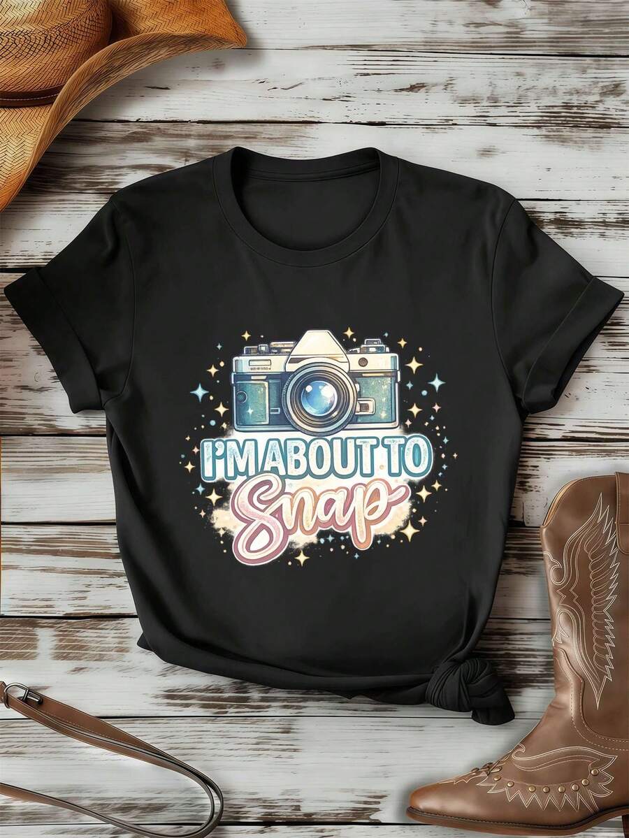 Women T-Shirts - Black - View 1