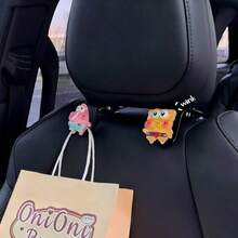 SpongeBob SquarePants 1个,方裤,可爱挂钩,创意汽车挂钩,趣味卡通汽车挂钩,可爱卡通人物,方裤及其他角色设计,个性化礼物(款式随机) - Style A - 查看 9