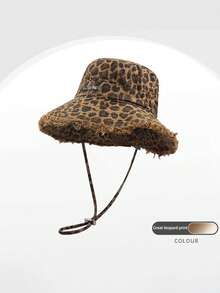 1pc Outdoor Flat Brim Waterproof Sun Hat With Ponytail Hole - A - View 6