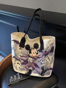 Túi đeo vai chủ đề Chuột Mickey của Disney, Ba lô Disney, Túi đeo vai dành cho sinh viên, Túi vải Mickey, Câu lạc bộ của Mickey, Túi đeo vai, Túi đeo vai Disney Mickey, Túi vải Mickey & Minnie, Phong cách công chúa, Túi tote đeo vai hoạt hình dễ thương, Túi xách tay đa năng nhẹ, dung tích lớn, Túi đựng laptop, Túi đựng laptop, Túi xách đi học, Hộp đựng văn phòng phẩm, Ba lô cho bé gái, Túi vải, Ba lô nữ, Văn phòng phẩm, Túi xách - Nhiều màu - Xem 10