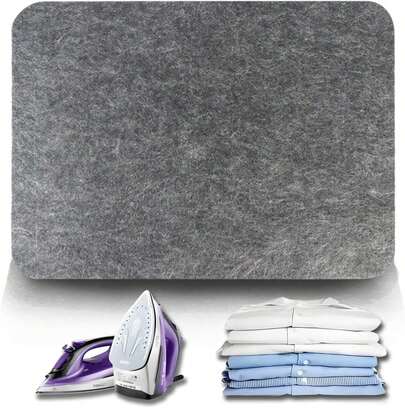 15x12 Inch Wool Pressing Mat - Wool From New Zealand Ironing Mat Pad Blanket For Quilter, Sewing, Quilting Supplies &Amp; Notions(Dark Grey)
