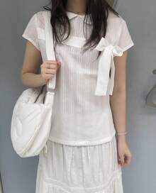 Women Shoulder Bags - White - View 3
