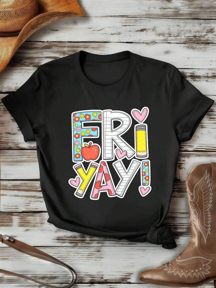 Women T-Shirts - Black - View 1