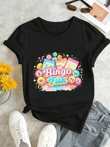 Women T-Shirts - Black - View 1