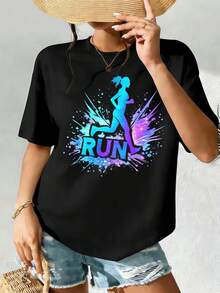 Women T-Shirts - Black - View 2