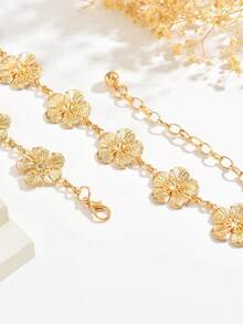 1pc Vintage Fashion Personalized Design Metal Distressed Chain Butterfly Tassel Waist Chain Suitable For Women To Wear On Any Occasion - Gold - View 4