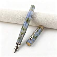Jinhao 100 Centennial Fountain Pen Acrylic Celluloid Pattern F Nib Luxury Business Writing Pen With Ink Converter - 100 - View 5