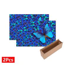 1pc Elegant Butterfly Pattern Printed Absorbent Dish Drying Mat, Home Decor, Suitable For Espresso Machine, Sink, Faucet, Bathroom, Kitchen Accessories - Multicolor - View 16