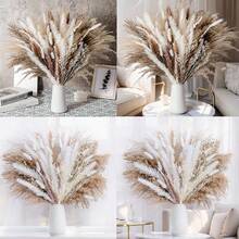 58Pcs Pampas Grass For Floor Vase,17" Natural Fluffy Dried Pampas Grass Stems,Boho Pampas For Wedding, Home Decor - B-58 PCS - View 6