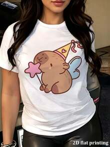 Women T-Shirts - White - View 6