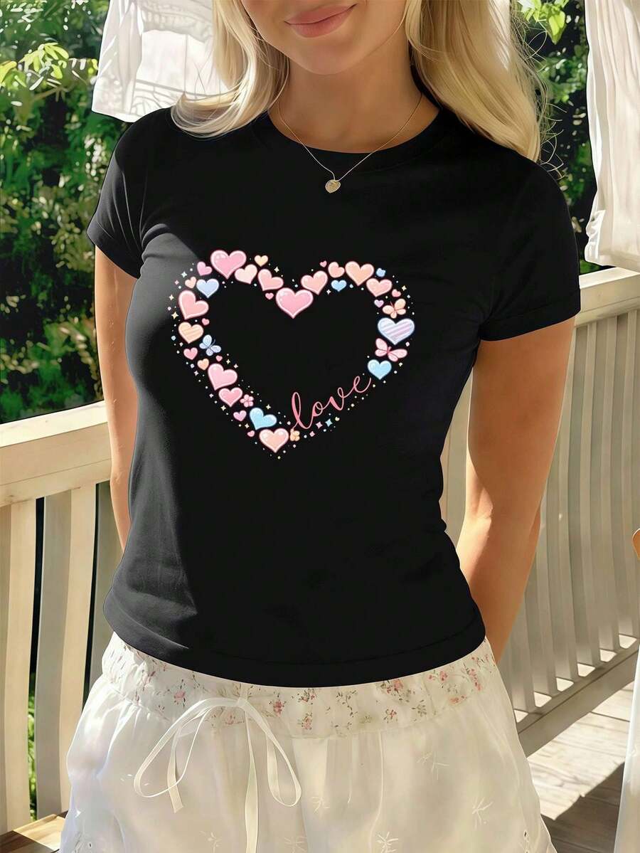 Women T-Shirts - Black - View 1