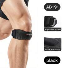 1pc Adjustable Patellar Tendon Knee Strap, Suitable For Running, Hiking, Basketball, Fitness And Other Sports - Multicolor - View 9