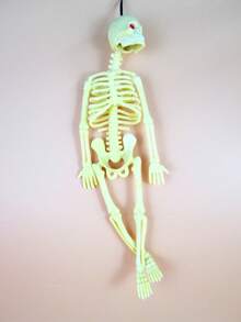 Modelo de calavera y esqueleto aterrador, juguete de broma, recomendado para Halloween, cumpleaños, Día de San Valentín, regalo novedoso perfecto - Multicolor - Ver 16