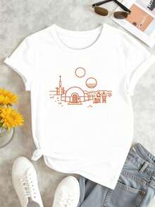 Women T-Shirts - White - View 2