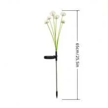1个太阳能水母蘑菇灯，6/10颗LED灯珠，户外防水地插灯，彩色和暖白光可选，适用于花园、草坪、庭院、景观、节日装饰 - 多重規格 - 查看 11