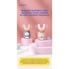 Children's U-Shaped Electric Baby Toothbrush Liquid Silicone Brush Head Infant Dental Cleaner - 小飛龍[6-14歲]兒童版 - 查看 11