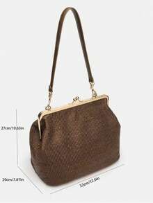 Luxury Design Clutch Bag, Fashion Evening Bag, Large Capacity Women's Handbag, Multifunctional Tote Bag - Multicolor - View 10