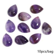 10-2pcs Natural Stone Water Drop Shaped Cabochon Gemstones, For Ring, Bracelet, Necklace, Earring Pendant DIY Jewelry Making Decoration - Spar Interface - View 16