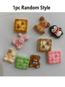 10pcs/Set Handmade Resin Animal Cookie Fridge Magnets, Including Penguin, Cat, Bear, Rabbit, Dog, Cookie And Other Random Designs, Suitable For Phone Cases, Hair Clips, Jewelry Accessories, Whiteboards, Dishwashers, Refrigerators, Kitchen Decor, Graduation, Back To School, Birthday, Thanksgiving, Christmas And Other Holiday Gifts And Home Decor - one-size - View 8