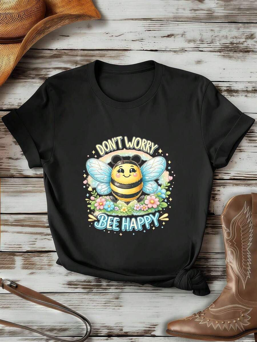 Women T-Shirts - Black - View 1
