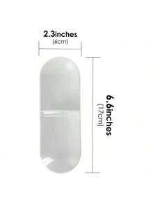 Portable Travel Cotton Swab Dispenser With Lid, Multifunctional Plastic Mini Storage Box, Organizer Container For Cotton Pads, Hair Ties, Small Beads, 1PC - 1PC - View 8