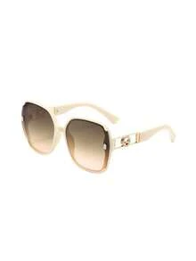 1pc Women's Oversized Frame Sunglasses, Suitable For Beach, Commute, And Daily Wear, Face-Flattering, Elegant, Versatile - Multicolor - View 5