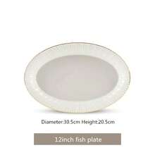 Plato para pescado de 12 pulgadas