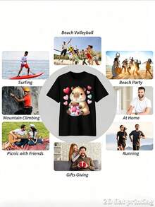 Women T-Shirts - Black - View 3