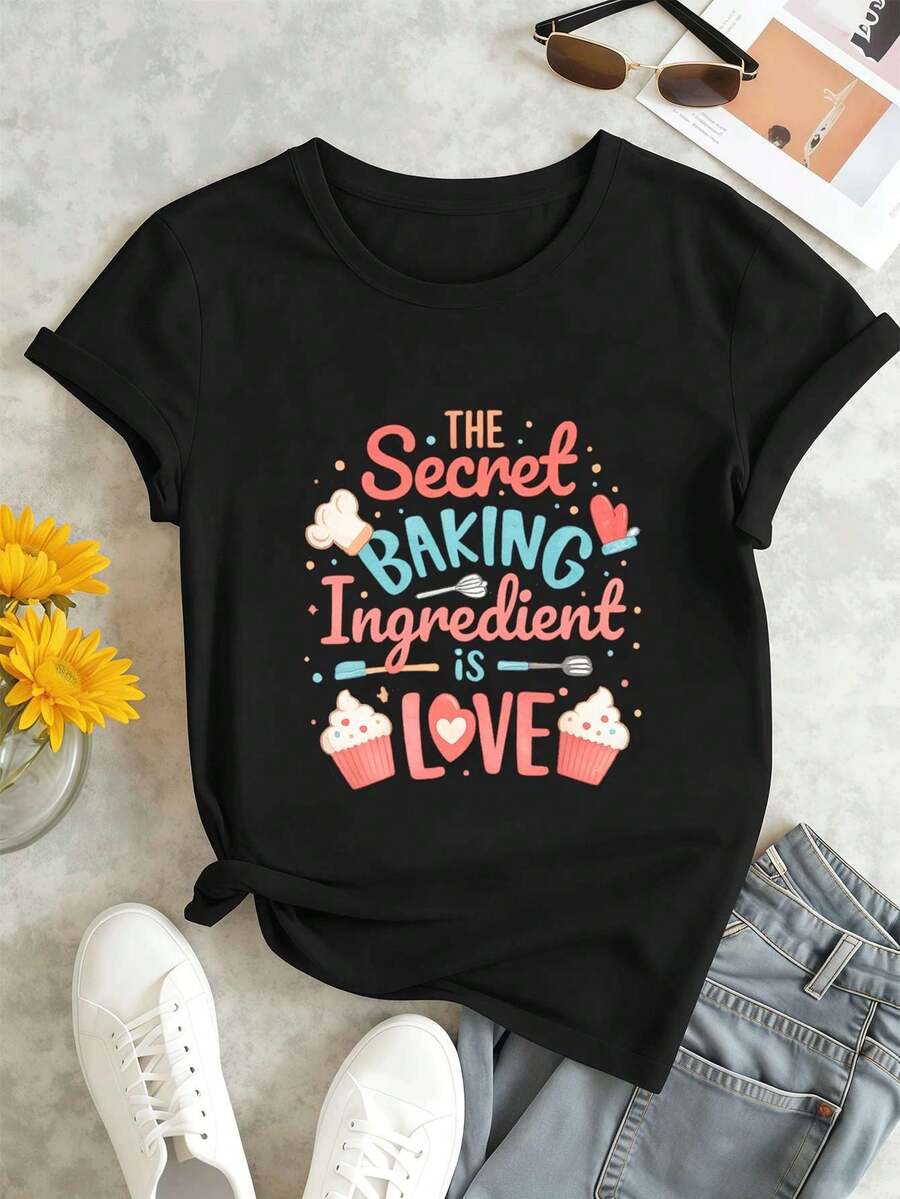 Women T-Shirts - Black - View 1