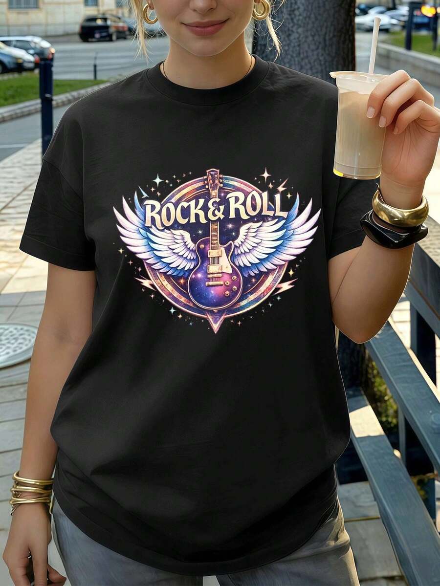 Women T-Shirts - Black - View 1