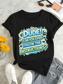 Women T-Shirts - Black - View 1