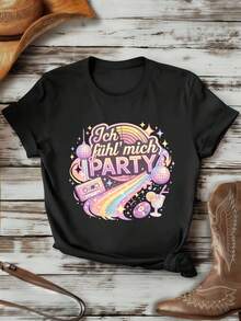 Women T-Shirts - Black - View 1