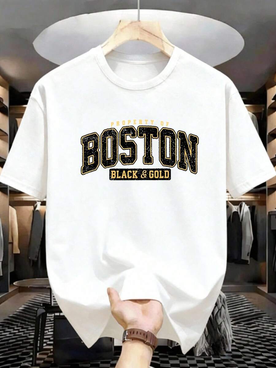 Summer Men's Crew Neck T-Shirts Gym Leisure Vacation High Quality Men's Shirts Fashion Prints Y2K Men's Clothing Festival Sweatshirt Men's Sets Men's Gifts Local Mexico - 白色 - 查看 1