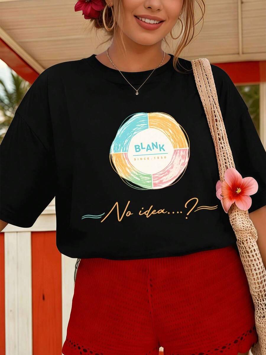 Women T-Shirts - Black - View 1