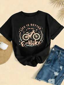 Women T-Shirts - Black - View 2