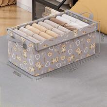 Cesta de almacenamiento de pañales para bebé, caja organizadora de armario de tela, contenedor de almacenamiento de ropa y pantalones, cesta de lavandería de tela reforzada para el hogar - Multicolor - Ver 14