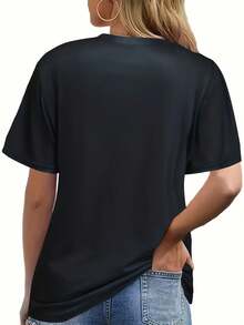Women T-Shirts - Black - View 2